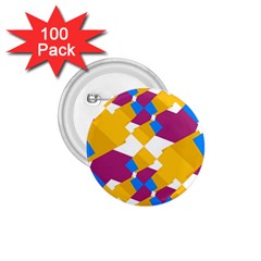 Layered Shapes 1 75  Button (100 Pack)  by LalyLauraFLM