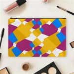 Layered shapes Cosmetic Bag (Large) Front