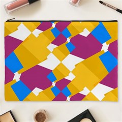 Layered Shapes Cosmetic Bag (xxxl) by LalyLauraFLM