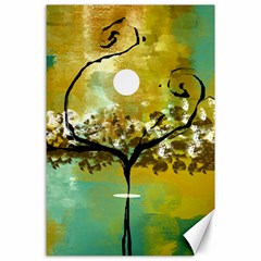 She Open s To The Moon Canvas 24  X 36 