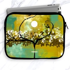 She Open s To The Moon Apple Ipad 2/3/4 Zipper Cases