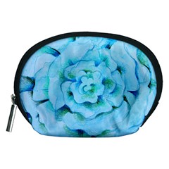 Blue Flower Accessory Pouches (medium) 