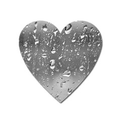 Water Drops 4 Heart Magnet