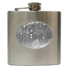 Water Drops 4 Hip Flask (6 Oz) by trendistuff