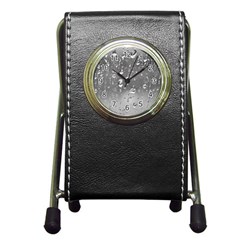 Water Drops 4 Pen Holder Desk Clocks