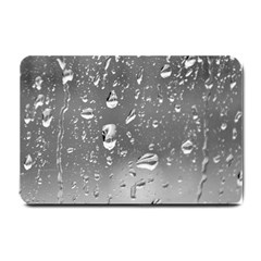 Water Drops 4 Small Doormat  by trendistuff