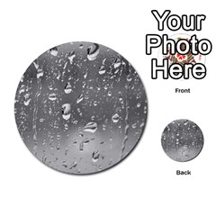 Water Drops 4 Multi-purpose Cards (round) 