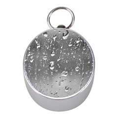 Water Drops 4 Mini Silver Compasses