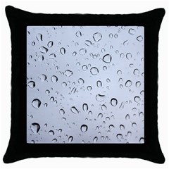 Water Drops 2 Throw Pillow Cases (black) by trendistuff