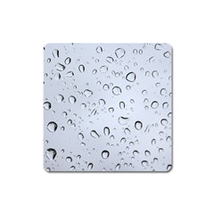 Water Drops 2 Square Magnet