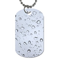 Water Drops 2 Dog Tag (one Side)