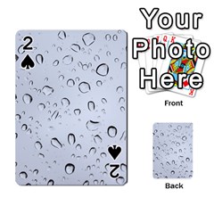 Water Drops 2 Playing Cards 54 Designs  by trendistuff