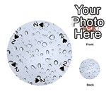 WATER DROPS 2 Playing Cards 54 (Round)  Front - Spade2