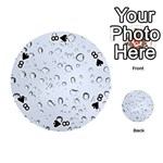 WATER DROPS 2 Playing Cards 54 (Round)  Front - Spade8