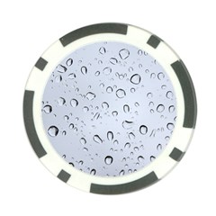 Water Drops 2 Poker Chip Card Guards