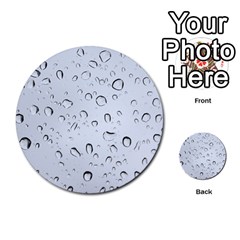 Water Drops 2 Multi-purpose Cards (round)  by trendistuff