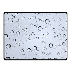 Water Drops 2 Double Sided Fleece Blanket (small) 