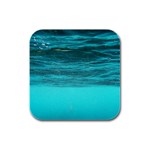 UNDERWATER WORLD Rubber Square Coaster (4 pack) 