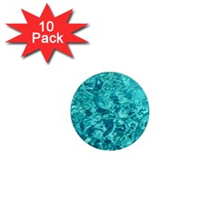 Turquoise Water 1  Mini Magnet (10 Pack)  by trendistuff