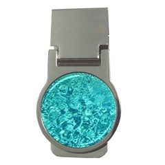 Turquoise Water Money Clips (round)  by trendistuff