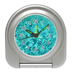 Turquoise Water Travel Alarm Clocks