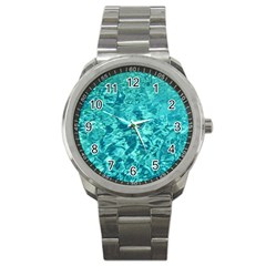 Turquoise Water Sport Metal Watches by trendistuff