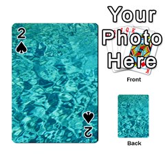 Turquoise Water Playing Cards 54 Designs 