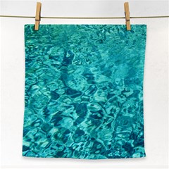 Turquoise Water Face Towel by trendistuff