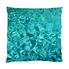 Turquoise Water Standard Cushion Case (one Side)  by trendistuff