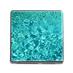 Turquoise Water Memory Card Reader (square) by trendistuff