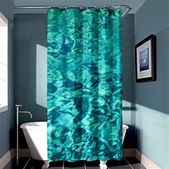 Turquoise Water Shower Curtain 36  X 72  (stall) 