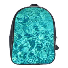 Turquoise Water School Bags (xl)  by trendistuff