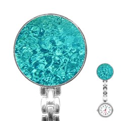 Turquoise Water Stainless Steel Nurses Watches