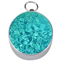 Turquoise Water Silver Compasses