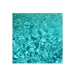 TURQUOISE WATER Satin Bandana Scarf Front