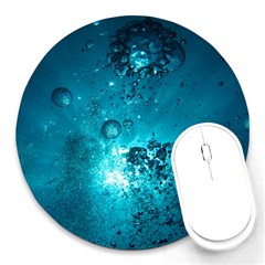 Sun-bubbles Round Mousepads by trendistuff