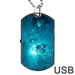 Sun-bubbles Dog Tag Usb Flash (one Side) by trendistuff