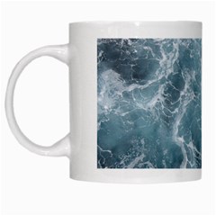 Ocean Waves White Mugs by trendistuff