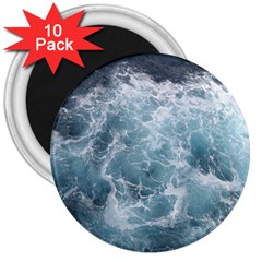 Ocean Waves 3  Magnets (10 Pack) 