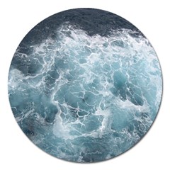 Ocean Waves Magnet 5  (round) by trendistuff