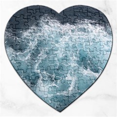 Ocean Waves Jigsaw Puzzle (heart) by trendistuff