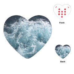 Ocean Waves Playing Cards (heart) 