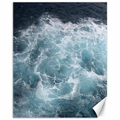 Ocean Waves Canvas 11  X 14   by trendistuff