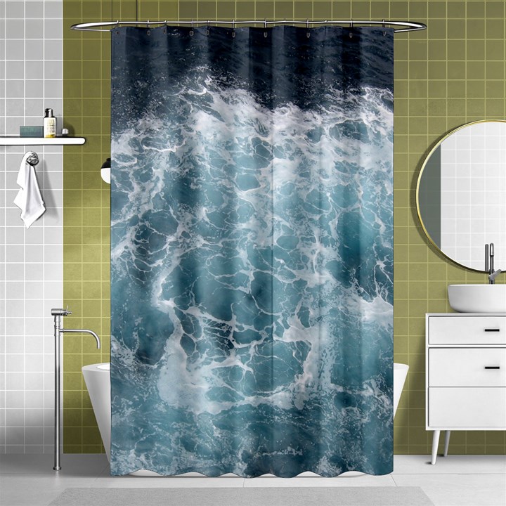 OCEAN WAVES Shower Curtain 48  x 72  (Small) 