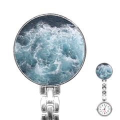 Ocean Waves Stainless Steel Nurses Watches