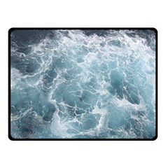 Ocean Waves Double Sided Fleece Blanket (small) 