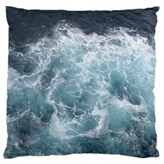 Ocean Waves Large Flano Cushion Cases (one Side) 