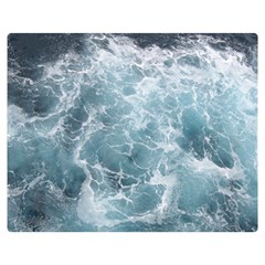 Ocean Waves Double Sided Flano Blanket (medium) 