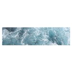 OCEAN WAVES Satin Scarf (Oblong) Front