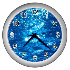 Light On Water Wall Clocks (silver) 